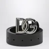 Dolce & Gabbana Dg Logo Buckle Leather Belt