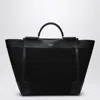 Dolce & Gabbana Dolce&gabbana Black Fabric And Leather Tote Bag In Black