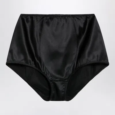 Dolce & Gabbana Black Satin Culottes