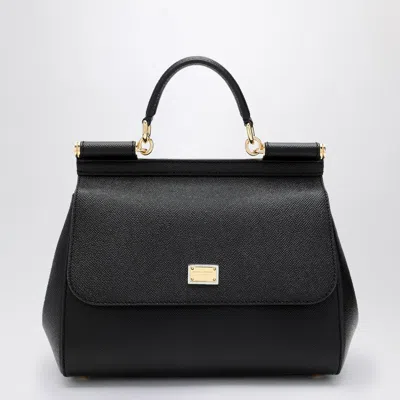 Dolce & Gabbana Stylish Black Top-handle Handbag For Women