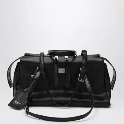 Dolce & Gabbana Dolce&gabbana Black Vittoria Leather Bag