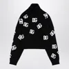 Dolce & Gabbana Intarsia-knit Logo Virgin Wool Jumper