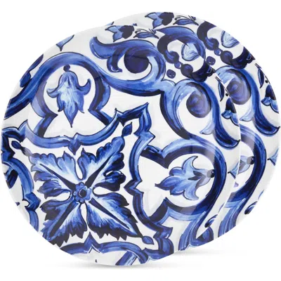 DOLCE & GABBANA DOLCE&GABBANA BLU MEDITERRANEO STELLA PORCELAIN SET OF 2 SOUP BOWLS