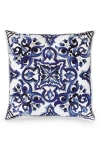 Dolce & Gabbana Dolce&gabbana Blu Meditteraneo Accent Pillow In Medium Blu