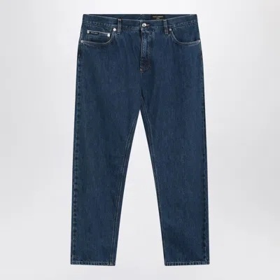 Dolce & Gabbana Dolce&gabbana Blue Denim Jeans With Logo Tag