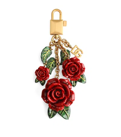Dolce & Gabbana Dolce&gabbana Brass Roses Keyring