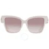 Dolce & Gabbana Dolce And Gabbana Browm Mirror Gradient Silver Square Ladies Sunglasses Dg4470f 331294 54