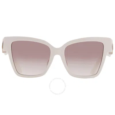 Dolce & Gabbana Dolce And Gabbana Browm Mirror Gradient Silver Square Ladies Sunglasses Dg4470f 331294 54