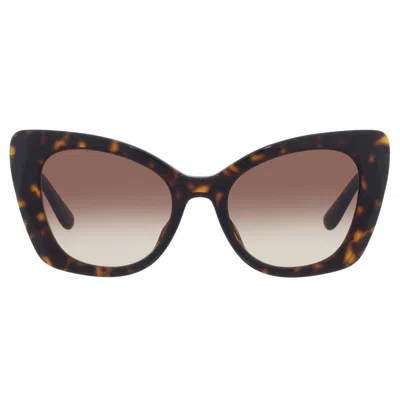 Dolce & Gabbana Dolce And Gabbana Brown Gradient Butterfly Ladies Sunglasses 0dg4405f 502/1353
