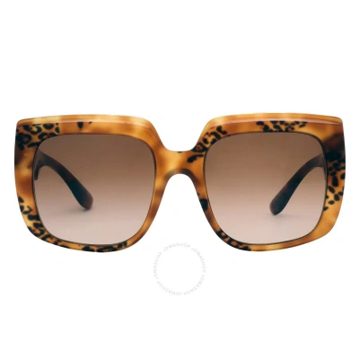 Dolce & Gabbana Dolce And Gabbana Brown Gradient Sport Ladies Sunglasses Dg4414 338013 54