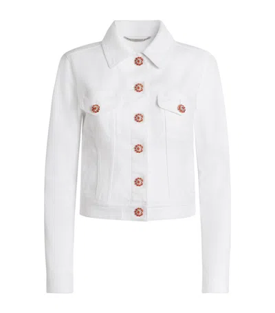 Dolce & Gabbana Dolce&gabbana Button-detail Denim Jacket In White