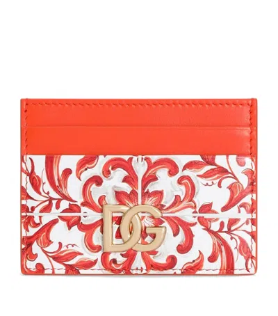 Dolce & Gabbana Dolce&gabbana Calfskin Majolica Card Holder