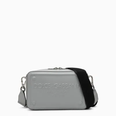 Dolce & Gabbana Dolce&gabbana Calfskin Shoulder Bag In Grey