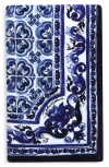Dolce & Gabbana Blue Mediterraneo Print Cotton Beach Towel