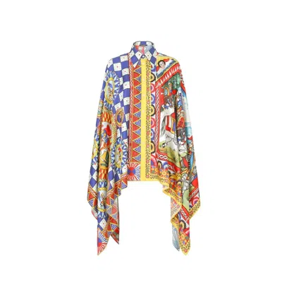 Dolce & Gabbana Dolce&gabbana Carretto Poncho Shirt