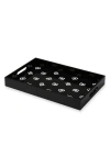 Dolce & Gabbana Dolce&gabbana Carretto Rectangular Wood Tray In Black