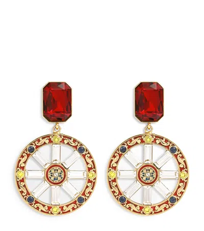 Dolce & Gabbana Dolce&gabbana Carretto Wheel Clip-on Earrings