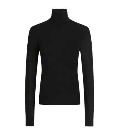 Dolce & Gabbana Dolce&gabbana Cashmere Rollneck Sweater In Black