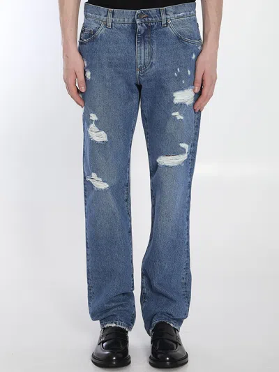 Dolce & Gabbana Dolce&gabbana Classic Jeans In Blue