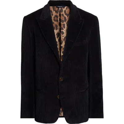 DOLCE & GABBANA DOLCE&GABBANA CORDUROY SPORT COAT
