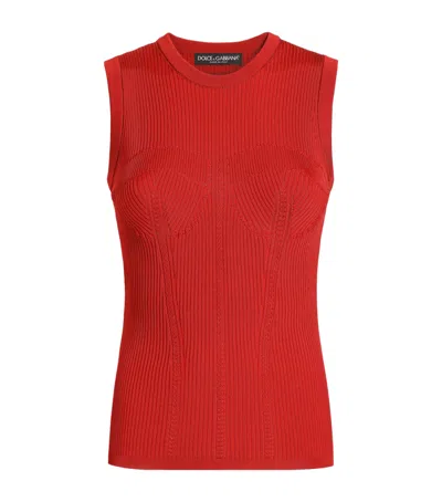 Dolce & Gabbana Dolce&gabbana Corset-stitch Top