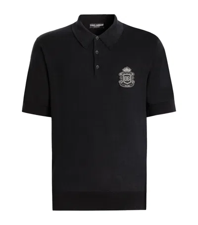 Dolce & Gabbana Polo Shirt In Black