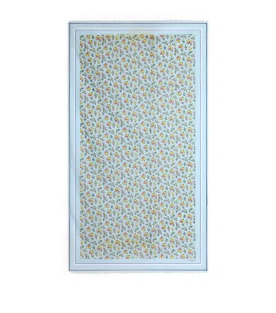 Dolce & Gabbana Dolce&gabbana Cotton Floral Pareo Scarf