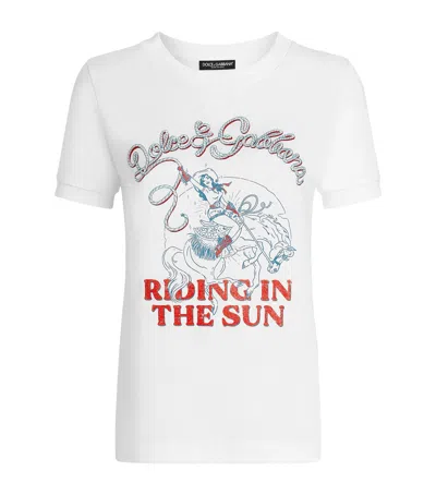 Dolce & Gabbana Dolce&gabbana Cotton Logo T-shirt