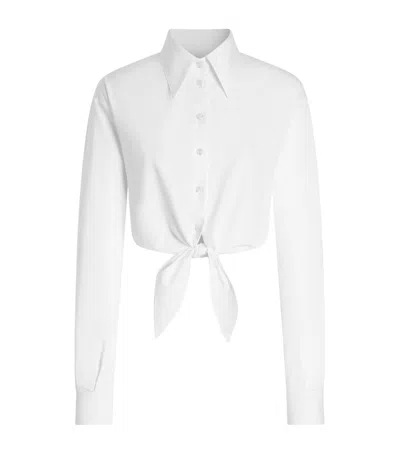 Dolce & Gabbana Dolce&gabbana Cotton Tie-detail Shirt