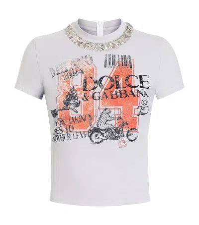 Dolce & Gabbana Dolce&gabbana Cotton-blend Graphic T-shirt