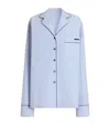Dolce & Gabbana Button Up Top In Blue