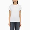 Dolce & Gabbana Dolce&gabbana White Crew Neck T Shirt With Logo Embroidery In Cotton In White