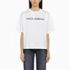 DOLCE & GABBANA DOLCE&GABBANA CREW-NECK T-SHIRT WITH LOGO IN