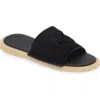 Dolce & Gabbana Pantoletten Aus Wildleder In Black