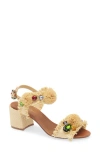 Dolce & Gabbana Embroidered Sandal With Fringes