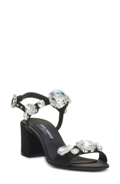 DOLCE & GABBANA DOLCE&GABBANA CRYSTAL EMBELLISHED SANDAL