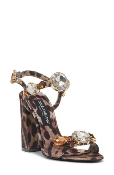 DOLCE & GABBANA DOLCE&GABBANA CRYSTAL EMBELLISHED SANDAL