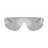 Dolce & Gabbana Shield-frame Sunglasses In Gray