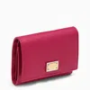 DOLCE & GABBANA CYCLAMEN-COLOURED SMALL DAUPHINE WALLET