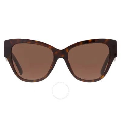 Dolce & Gabbana Dolce And Gabbana Dark Brown Butterfly Ladies Sunglasses Dg4449 502/73 54 In Brown / Dark