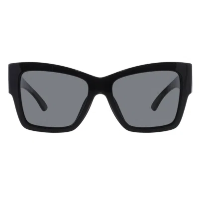 Dolce & Gabbana Dolce And Gabbana Dark Grey Butterfly Ladies Sunglasses Dg4493 501/87 55 In Black