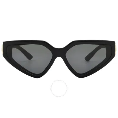 Dolce & Gabbana Dolce And Gabbana Dark Grey Cat Eye Ladies Sunglasses Dg4469 501/87 59 In Black