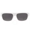 Dolce & Gabbana Dg Crossed Square-frame Sunglasses In Dark / Grey / White