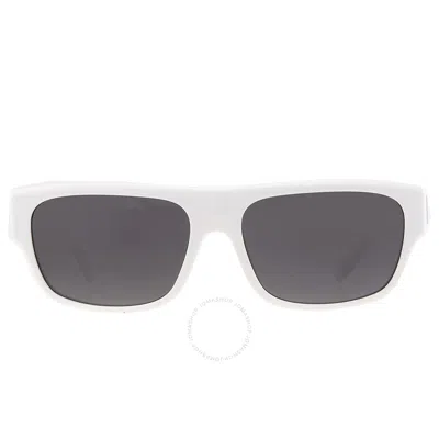 Dolce & Gabbana Dg Crossed Square-frame Sunglasses In Dark Grey
