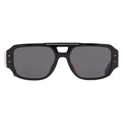 Dolce & Gabbana Dolce And Gabbana Dark Grey Pilot Men's Sunglasses Dg4482f 501/87 57 In Black