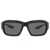 Dolce & Gabbana Dolce And Gabbana Dark Grey Rectangular Unisex Sunglasses Dg6191 501/87 59 In Black / Dark / Grey