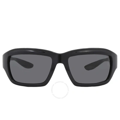 Dolce & Gabbana Dolce And Gabbana Dark Grey Rectangular Unisex Sunglasses Dg6191 501/87 59 In Black / Dark / Grey