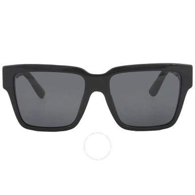 Dolce & Gabbana Dolce And Gabbana Dark Grey Square Ladies Sunglasses Dg4436 501/87 55 In Black