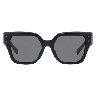 Dolce & Gabbana Dolce And Gabbana Dark Grey Square Ladies Sunglasses Dg4471f 501/87 52 In Black