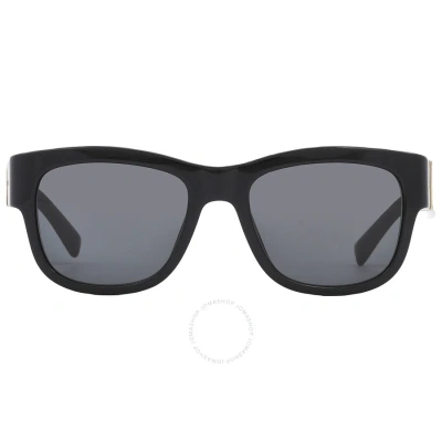 Dolce & Gabbana Dolce And Gabbana Dark Grey Square Men's Sunglasses Dg4390 501/87 54 In Black / Dark / Grey